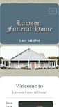 Mobile Screenshot of lawsonfuneralhome.net