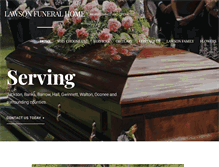 Tablet Screenshot of lawsonfuneralhome.org